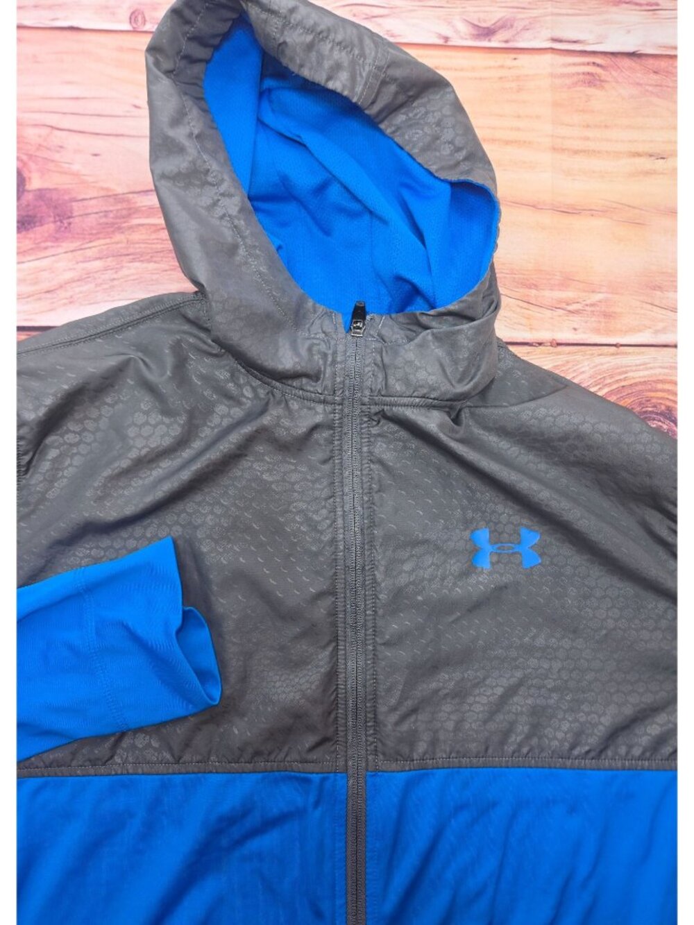 Under Armour Mens Loose Fit Full-Zip Hoodie Jacket XL *Small Flaw